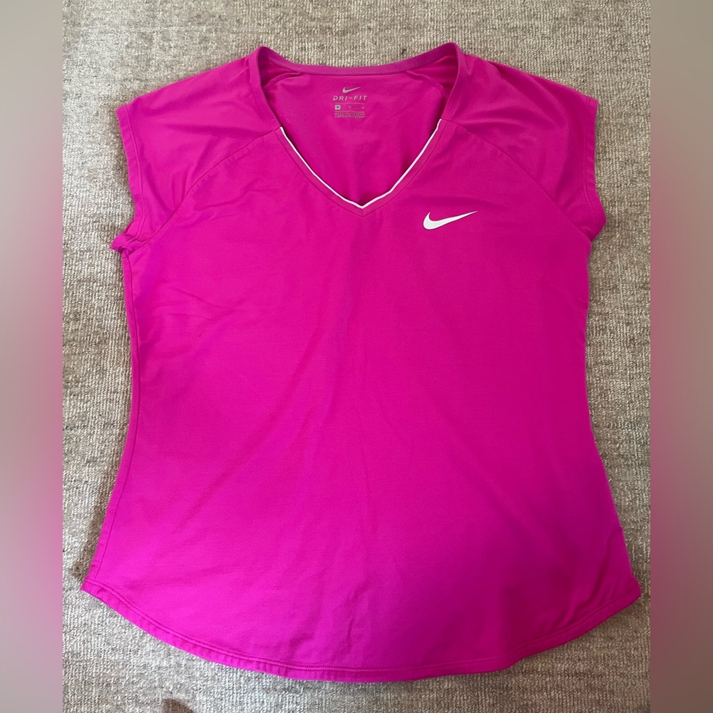 Nike cap sleeve top pink